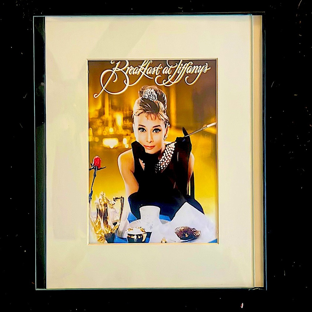 Audrey Hepburn Breakfast At Tiffany’s Framed Portrait from Boutique in NYC